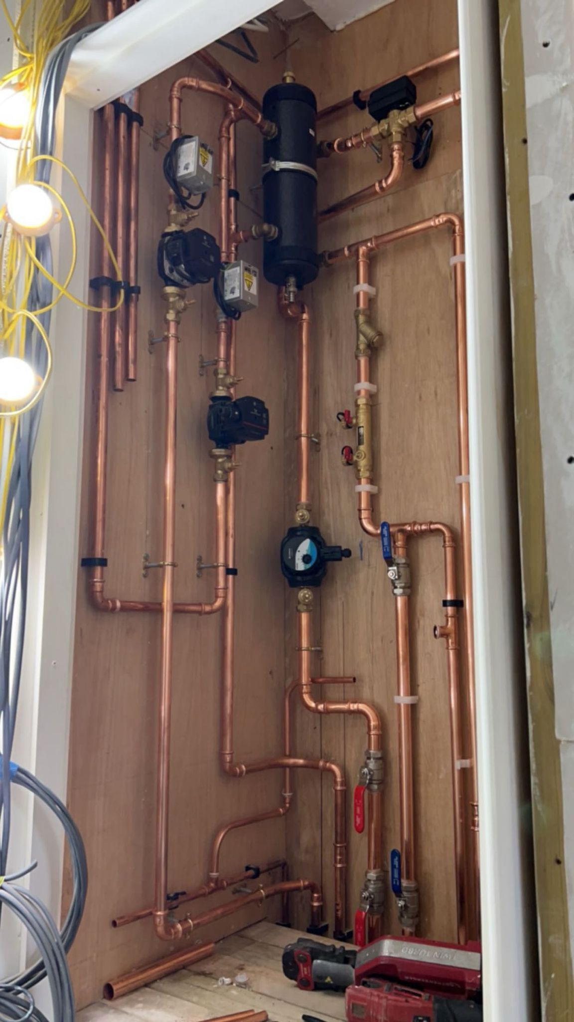 Plant room installation